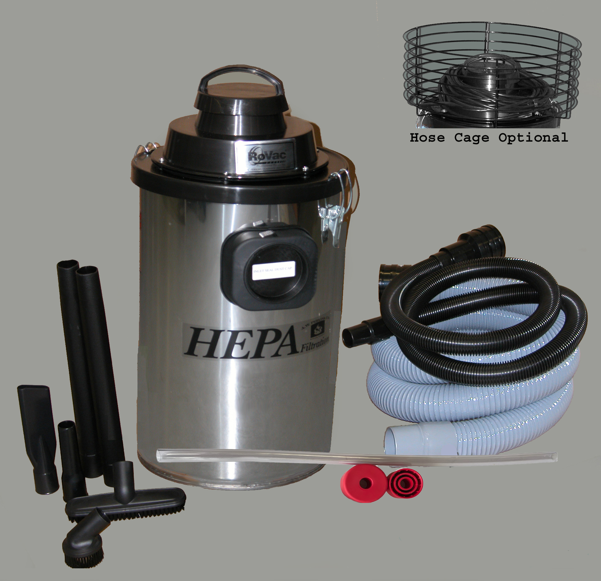 1102D Stainless Steel One Motor ROVAC® Chimney and Dryer Vent vacuum
